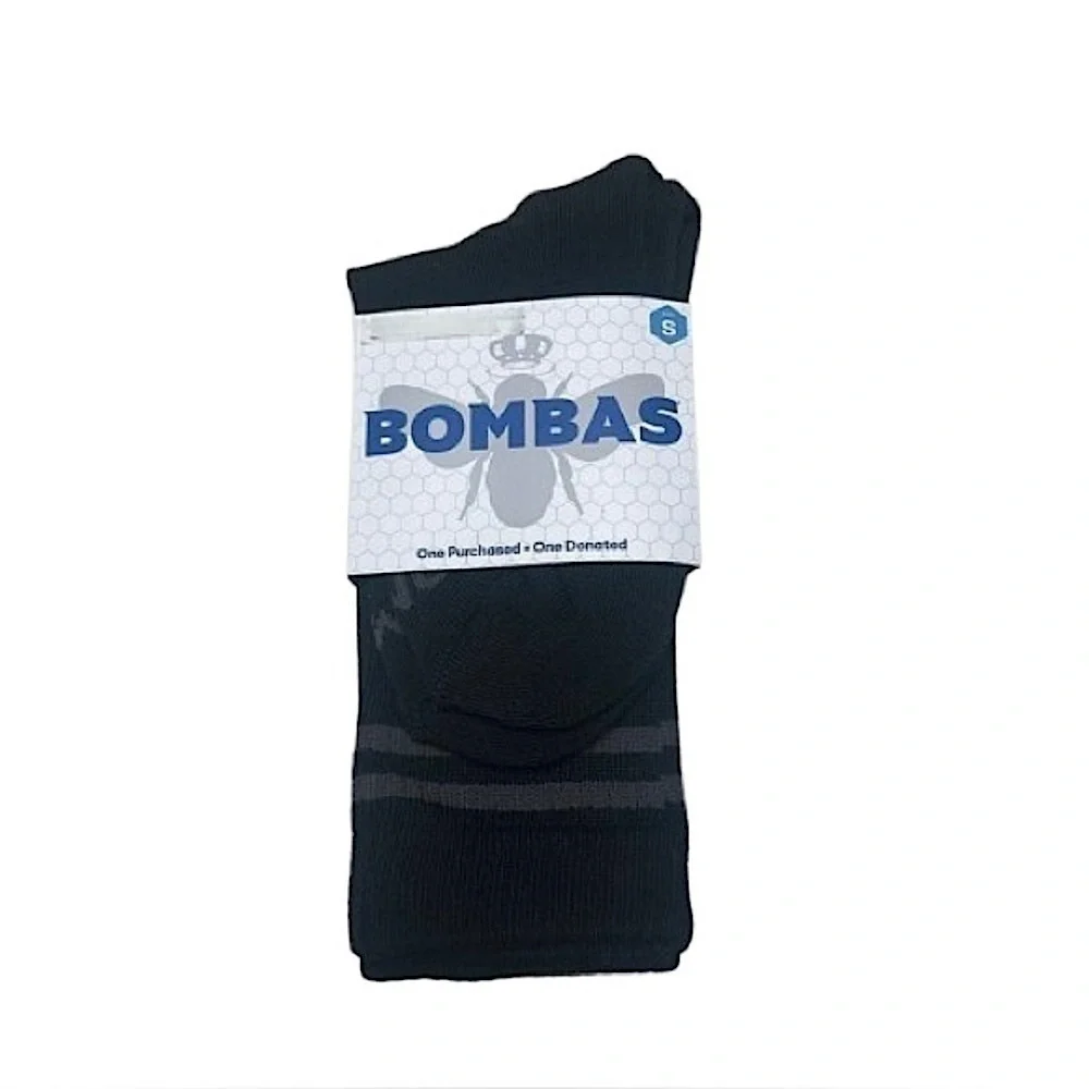 ❤️ 🆕 BOMBAS BLACK HIGH SOCKS SIZE SMALL
